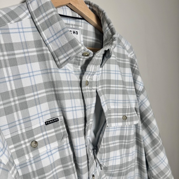 Poncho The Snowcat Utility Style Flannel Men's Sz XL - Picture 8 of 11
